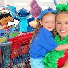 LILO & STITCH TARGET SHOPPING SPREE CHALLENGE 💙🌺🌴 @HallieOnStage114 #cute #shopping #stitch..