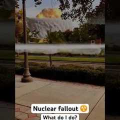 Nuclear bomb exploded… how do you survive the fallout? #war #usa #russia