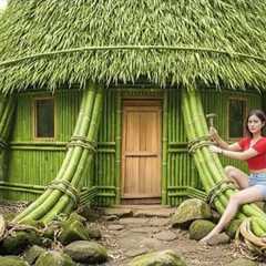 150 Days Survival Alone Building Complete House In The Forest, Survival Alone, Solo Bushcraft