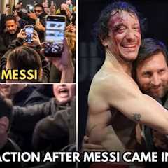 Crazy Fans Reaction After Messi Came in Theatre
