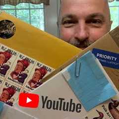 Stamp Haul Unboxing: Gifts from USA & Germany! - That Dad Guy Collection Update
