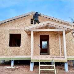 Inexpensive house in 10 days. Full construction process
