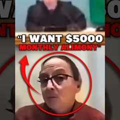 GREEDY Ex-Wife Gets DENIED By BRILLIANT Attorney! #shorts #courtroomdrama #karma