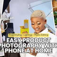 LIGHTS FOR PRODUCT PHOTOGRAPHY AT HOME USING YOUR PHONE - SIMPLE HACKS