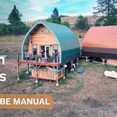 Left city to build 2-cabin dream homestead, no previous experience