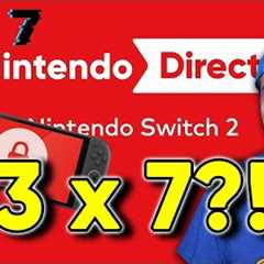Nintendo Direct Next Week — 3 Mysterious “7” Games + Game Key Card Twist!