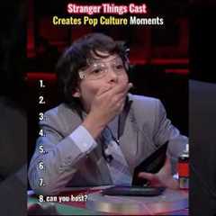 Stranger Things Cast Creates Pop Culture Moments.#StrangerThings #PopCulture #MillieBobbyBrown