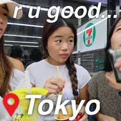 ONLY EATING CONVENIENCE STORE FOODS FOR 24 HOURS in TOKYO!!