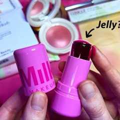 ASMR Trying Viral Makeup Products (Whispered Swatching)