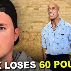 The Rock's drastic weight loss