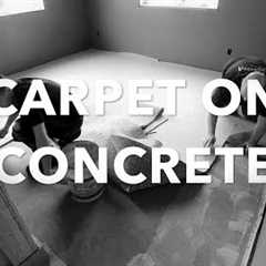 Installing Carpet on a Concrete Floor