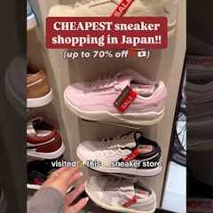 cheapest sneaker shopping in Japan!!🇯🇵 #japan #japanshopping #sneakers #sneakerheads #traveltips