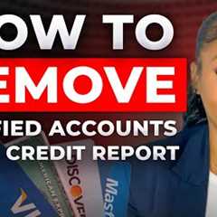 Remove VERIFIED Accounts From Your Credit Report FAST! 🏃🏽‍♀️ 