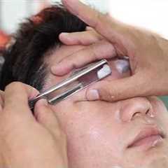 💈ASMR Facial cleaning！Shaving！Ice compress！Massage!#barber #barbershop