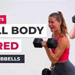 35-Minute Full Body Strength + Cardio Workout | Arms, Legs + Abs
