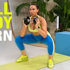 Total Body Burn! 🔥 40 Minute Dumbbell Workout | Beginner to Advanced!