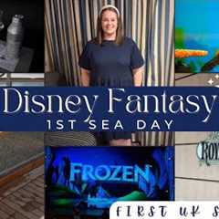 SEA DAY ONBOARD THE DISNEY FANTASY🚢✨ First UK Sailing 🇬🇧 5 Nights from Southampton