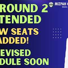 AIQ Round 2 Extended Again - Official Update - New Seats to be Added in Seat Matrix - Latest Update