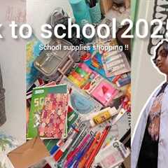 BACK TO SCHOOL 2025✏️📚|School supplies shopping +Haul,New bangs, registration...