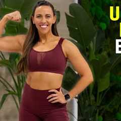 AT HOME TONED ARMS WORKOUT! 30 Minute Dumbbell Upper Body Flex for All Fitness Levels!