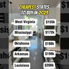 5 Cheapest States To Buy a House