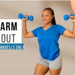 10-Min Mom Arms Workout with Dumbbells | Upper Body Strength Training at Home
