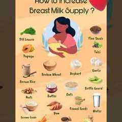 increase breast milk supply food ❤️