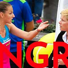 Top 10 WTA Tennis Meltdowns (ANGRY)