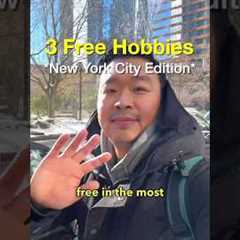 3 hobbies that are completely free