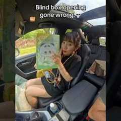 Blind box unboxing got RUINED 😭 #unboxing #blindbox #mysterybox #yooki #funny