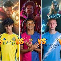 Comparison: Thiago Messi vs Ronaldo Jr vs Lamine Yamal vs Mbappé vs Haaland