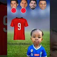 Broski Asks -- Cristiano Ronaldo vs Lionel Messi vs Suarez vs Kylian Mbappe #youtubeshorts #football