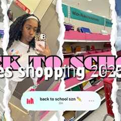 BACK TO SCHOOL SUPPLY SHOPPING ‘25🛍️📓 II freshman year edition!! target, haul II