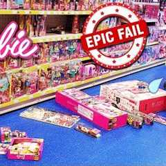 Shopping cart Barbies 10 minute challenge FAIL
