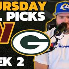 Commanders vs Packers Picks - NFL Week 2 Thursday Night Football with Kyle Kirms