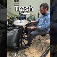 This is the trashiest drum kit you’ll ever hear #drums #everythingwitheric #ericlovley