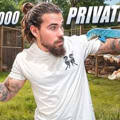 $1,000,000 Private Reptile ZOO Tour!