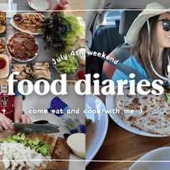 summer food diaries 🌞 | healthy plant-based breakfast recipes, grocery shopping, kbbq with the..