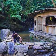 Build a pool under a beautiful waterfall. Search for tracks to hunt wild boar