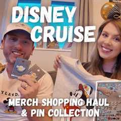 Disney Cruise Line Vlog | Merch Shopping Haul & Pin Collection | Disney Fantasy | June 2025