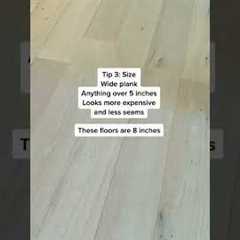 3 tips on choosing hardwood floors #flooring #homedecor #homerenovation #homediy