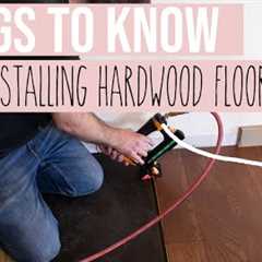 DIY Hardwood Floor Installation Tips - Things to Consider Before Using Tongue and Groove Flooring