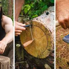 Solo Bushcraft TIPS and Outdoors HACKS for survival in the forest