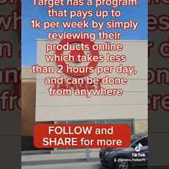 🎯Target offers product reviews online for 💰