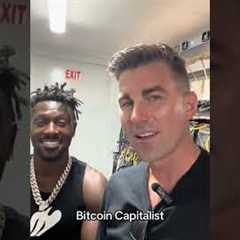 Antonio Brown visiting Bitcoin Capitalist Bitcoin mine in Dubai, UAE #crypto #bitcoin #dubai