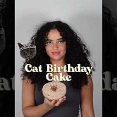 Let’s make a BIRTHDAY cake for CATS! 🐈‍⬛   #easyrecipes #catlovers #desserts