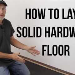 How to Install a solid Hardwood floor- ReallyCheapFloors.com Install Series