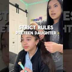 What’s your strict rule? #strictparents #momlife #mom #daughter #grwm #makeup