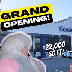 INSANE GOODWILL GRAND OPENING! Thrift With Me to Resell Online #thrifting #resell #goodwill
