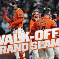 WALK-OFF GRAND SLAM for Patrick Bailey vs. the Dodgers in EXTRA INNINGS! 😤
